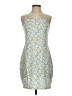 Unbranded Print Blue Cocktail Dress Size S - photo 1