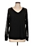 MIHOLL Black Long Sleeve Top Size L - photo 1