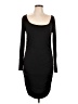 BP. Solid Black Casual Dress Size L - photo 1