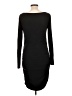BP. Solid Black Casual Dress Size L - photo 2
