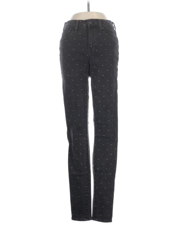 Madewell Taller 9" Mid-Rise Skinny Jeans: Metallic Dot Edition (view 1)