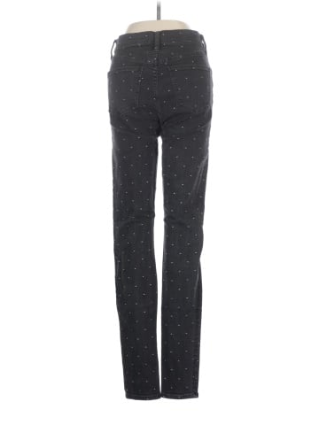 Madewell Taller 9" Mid-Rise Skinny Jeans: Metallic Dot Edition (view 2)