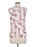 Halogen 100% Polyester White Tank Top Size M - photo 2