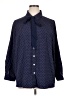 Shein Curve 100% Polyester Polka Dots Blue 3/4 Sleeve Blouse Size 16 Plus (2) - photo 1