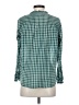 J.Crew Checkered-gingham Green Long Sleeve Blouse Size 2 - photo 2