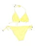 Bebe Floral Yellow Two Piece Swimsuit Size XL - photo 1