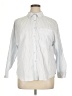 A New Day Stripes White Long Sleeve Button-Down Shirt Size 1X - photo 1