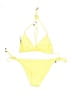 Bebe Floral Yellow Two Piece Swimsuit Size XL - photo 2