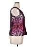 NIPON BOUTIQUE 100% Polyester Floral Jacquard Paisley Pink Purple Sleeveless Top Size 16 - photo 4