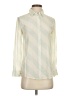 Club Monaco Chevron-herringbone Ivory Long Sleeve Blouse Size XS - photo 1