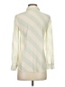 Club Monaco Chevron-herringbone Ivory Long Sleeve Blouse Size XS - photo 2