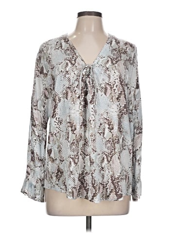 Olivaceous Long Sleeve Blouse (view 1)
