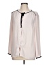 Talbots 100% Polyester Ivory Long Sleeve Blouse Size L - photo 1
