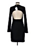 Walter Baker Solid Black Casual Dress Size M - photo 2
