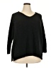 SONOMA life + style 100% Polyester Black Pullover Sweater Size 3X - photo 1