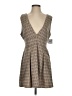 Unbranded Plaid Tan Casual Dress Size S - photo 1