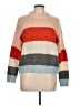 Cocobleu Color Block Orange Pullover Sweater Size L - photo 1