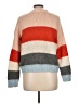 Cocobleu Color Block Orange Pullover Sweater Size L - photo 2