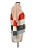 Cocobleu Color Block Orange Pullover Sweater Size L - photo 4