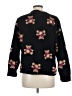 Joyspun Floral Black Pullover Sweater Size M - photo 2