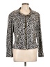 Anne Klein Animal Print Ivory Jacket Size L - photo 1