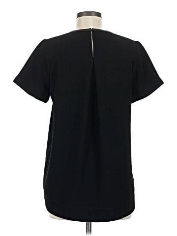 Madewell Leather-Trim Tailored Tee (view 2)