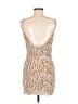 12th Tribe Animal Print Tan Cocktail Dress Size S - photo 2