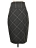 Express Design Studio 100% Polyester Argyle Gray Formal Skirt Size 0 - photo 1