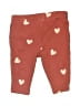 Carter's 100% Cotton Hearts Red Casual Pants 0-3 MO / 3 MO - photo 2
