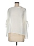 Love J 100% Polyester Ivory 3/4 Sleeve Blouse Size M - photo 1