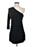 Express Solid Black Cocktail Dress Size S - photo 1