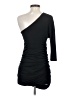 Express Solid Black Cocktail Dress Size S - photo 2