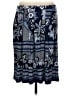 J.Jill Paisley Blue Casual Skirt Size M - photo 2