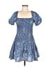 Mi ami Paisley Blue Cocktail Dress Size S (estimated) - photo 1