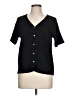 Assorted Brands Black Short Sleeve Blouse Size L - photo 1
