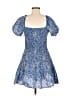 Mi ami Paisley Blue Cocktail Dress Size S (estimated) - photo 2