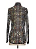 CAbi 100% Polyester Tweed Silver Long Sleeve Blouse Size S - photo 2