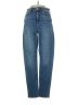 American Eagle Outfitters Solid Blue Jeans Size 0 - photo 1
