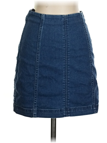 Free People Denim Skirt (view 1)