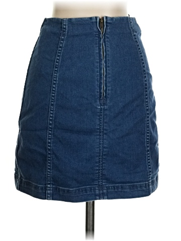 Free People Denim Skirt (view 2)