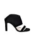 42 Gold Black Heels Size 8 - photo 1
