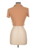 Shein Tan Short Sleeve Top Size L - photo 2