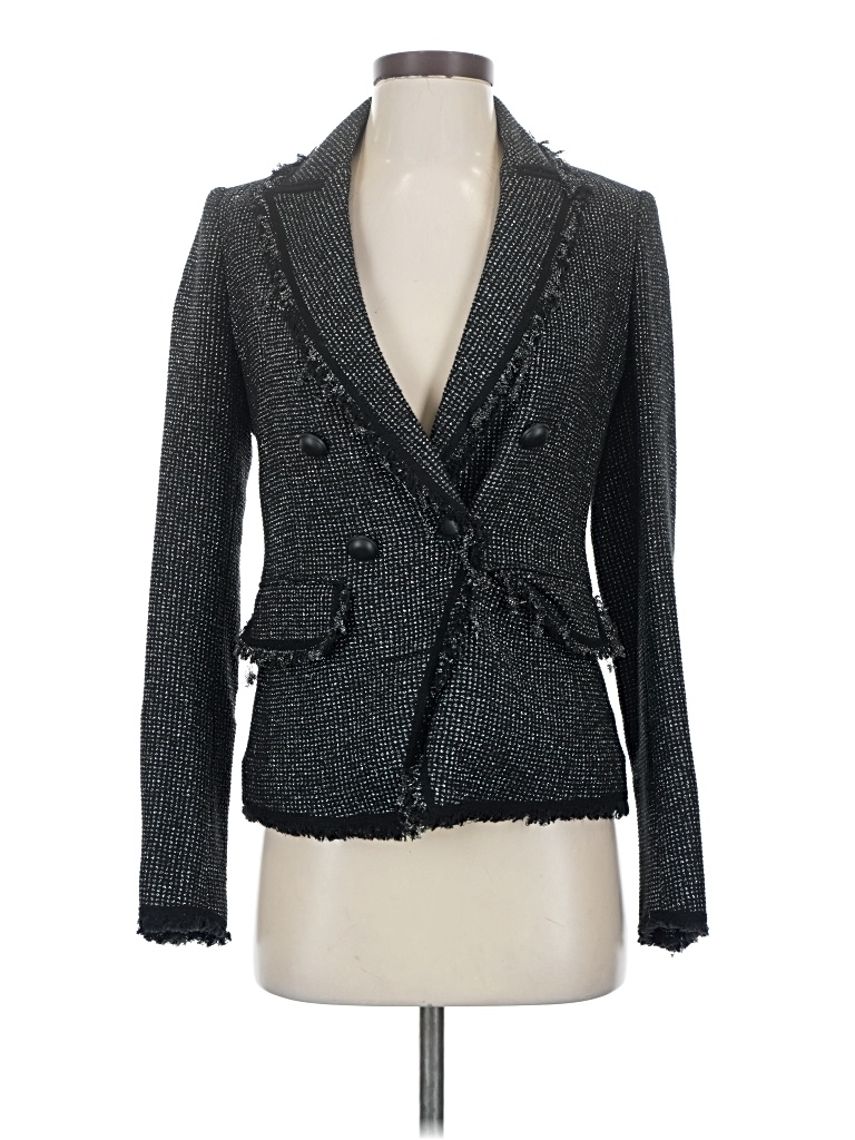 Pre-owned Veronica Beard Blazer Jacket In Black