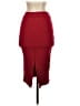 MadRag Solid Burgundy Red Formal Skirt Size S - photo 2