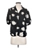 T Tahari 100% Polyester Black Short Sleeve Blouse Size S - photo 1
