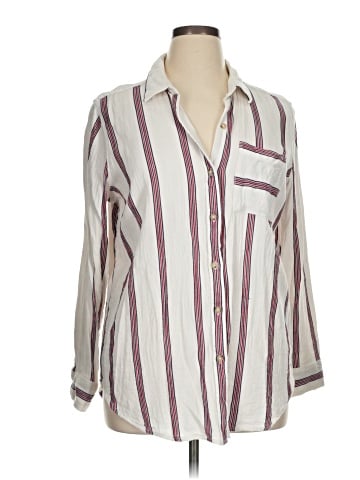 Liz Claiborne 3/4 Sleeve Button-Down Shirt (view 1)