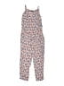 Catimini 100% Viscose Floral Blue Overalls Size 8 - photo 2