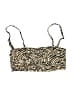 RVCA Animal Print Gold Swimsuit Top Size M - photo 1