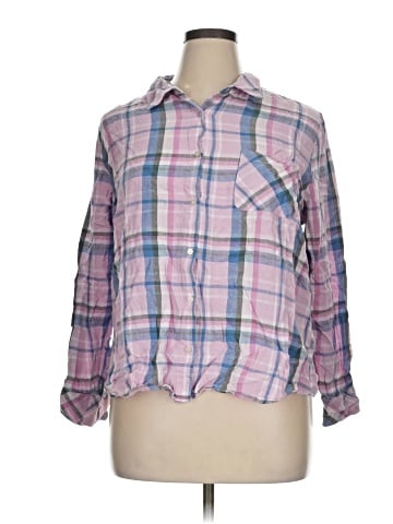 Candace Cameron Bure Long Sleeve Button-Down Shirt (view 1)