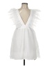 Shein 100% Polyamide White Cocktail Dress Size L - photo 1